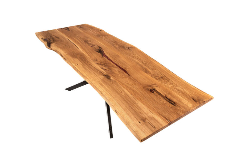 Massivholz Tischplatte aus Eiche - Holz Gold